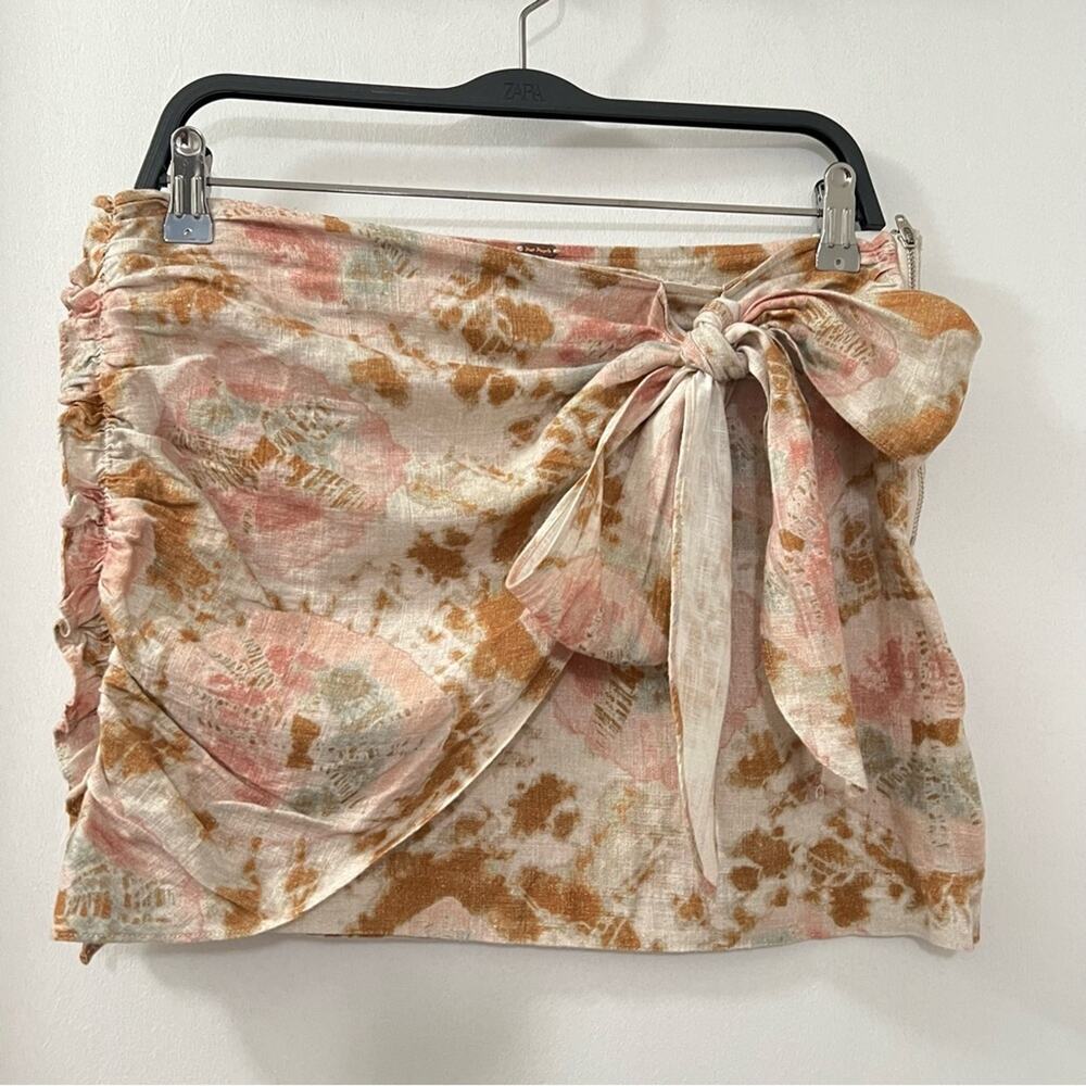 Free People Sweet As Beach Mini Skirt Size 2 - Picture 4 of 8